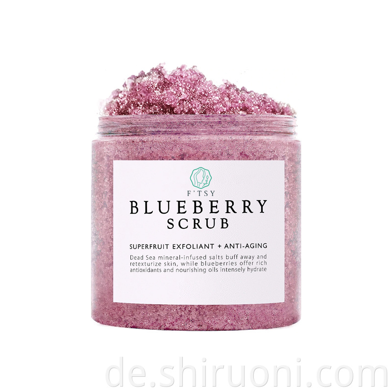 blueberry body scrub